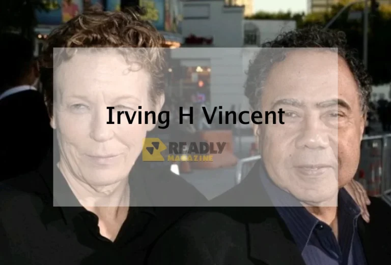 Irving H Vincent, adoptive father of Vin Diesel, standing in a theater